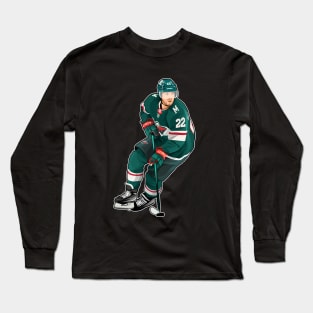 Kevin Fiala #22 Skates The Puck Long Sleeve T-Shirt